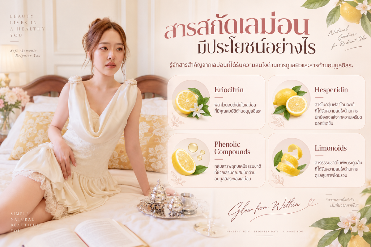 สารสกัดเลม่อน มีประโยชน์อย่างไร