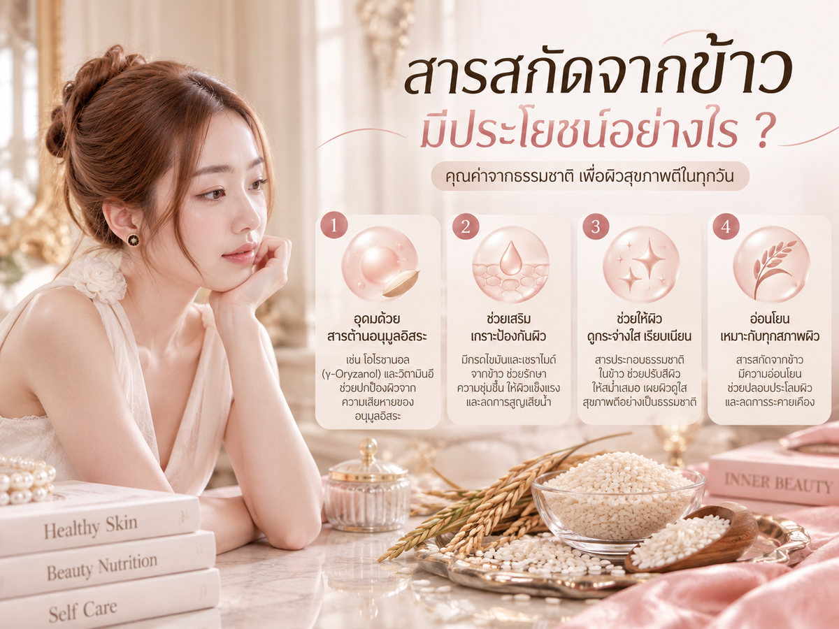 สารสกัดจากข้าวมีประโยชน์อย่างไร